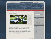 Tablet Screenshot of entermyworld.com